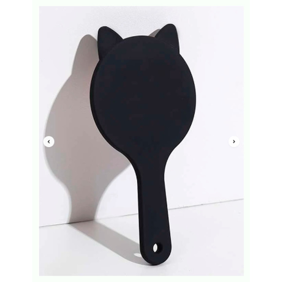 Cat Shaped Hair Brush Kitty Brush Black Pink No Tangle Soft Bristles NEW 2 LEFT - Picture 2 of 4